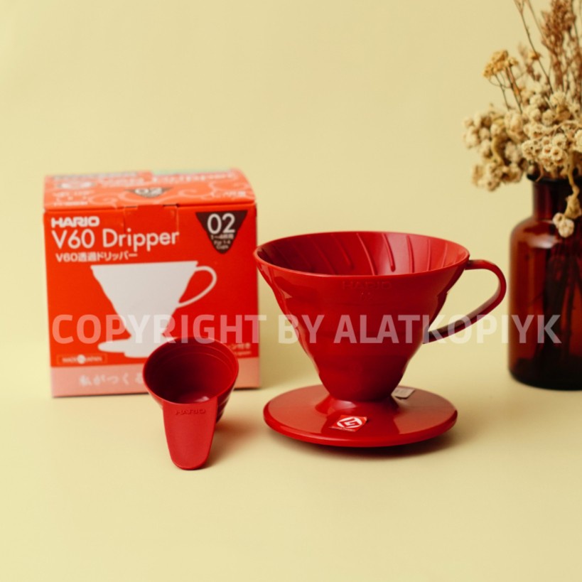 Hario V60 Dripper 02 Red [VD-02R] Original Dripper Hario