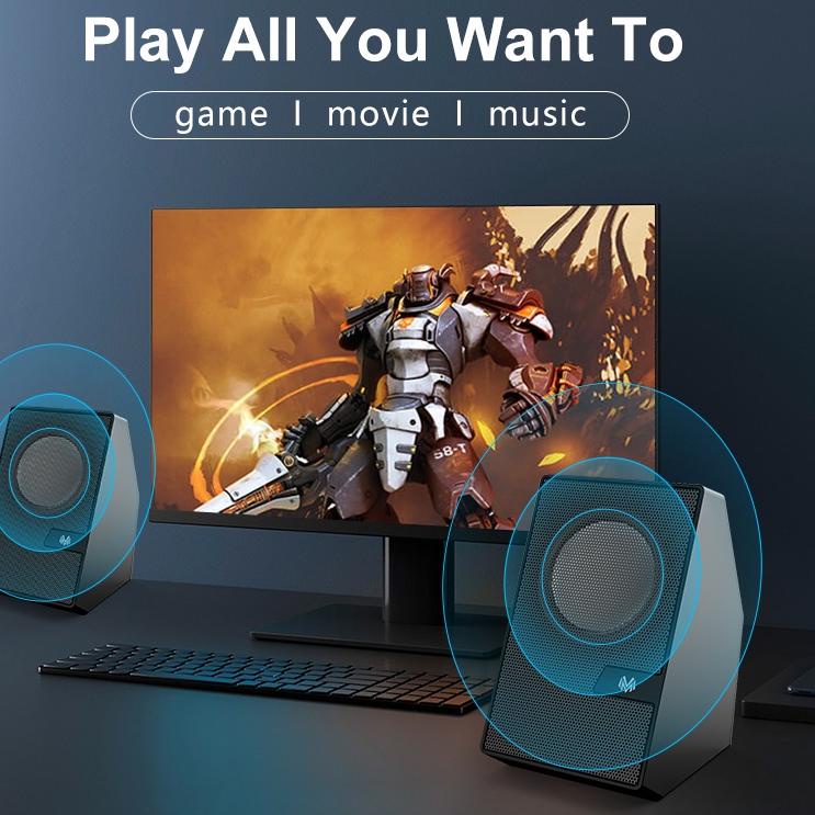 Harga Bersahabat Speaker laptop multimedia bass Speaker D7 surround stereo - Garansi Resmi 1 Tahun