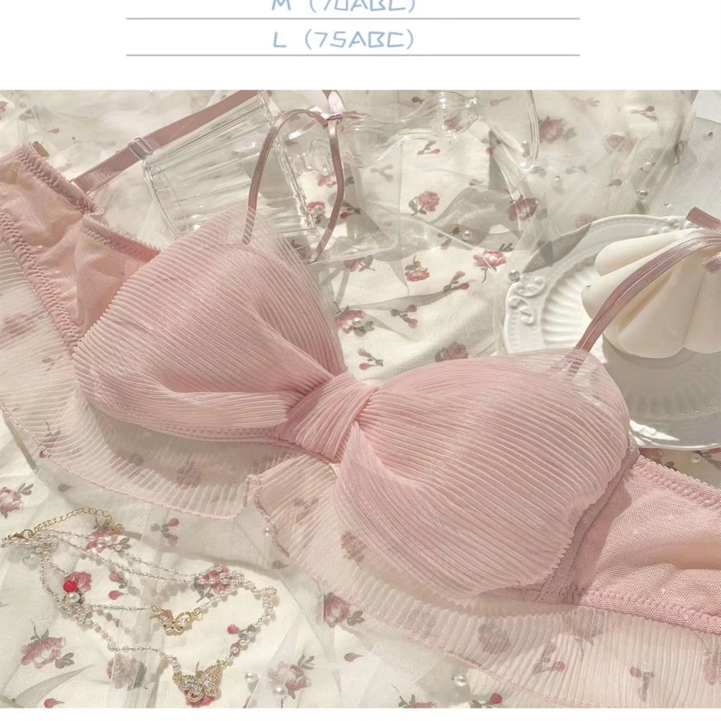Pakaian dalam hati remaja wanita dada kecil mengumpulkan bra gadis Jepang tanpa cincin baja untuk me