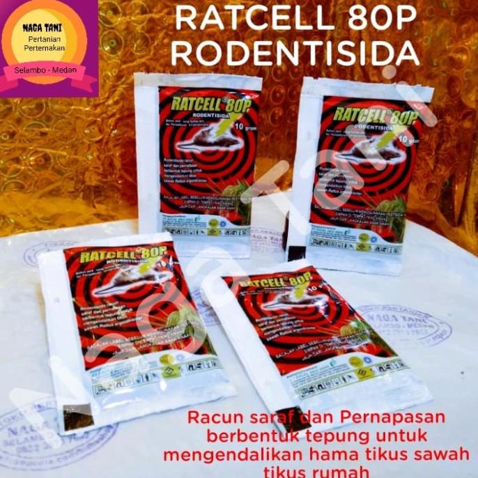 ] Racun Hama Tikus RODENTISIDA RATCELL 80P 10gr