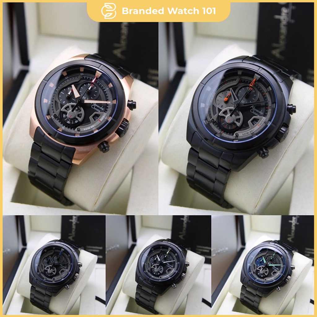 ORIGINAL Jam Tangan Pria Alexandre Christie AC 6622 / AC6622 / 6622 Garansi Resmi 1 Tahun, Stainless