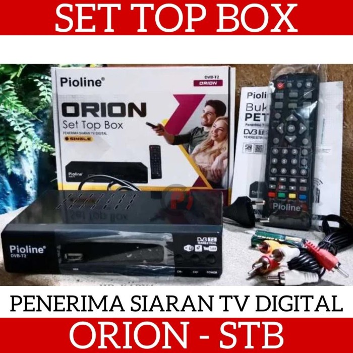 Jual PIOLINE ORION STB Set Top Box Penerima Siaran TV DIGITAL Receiver ...