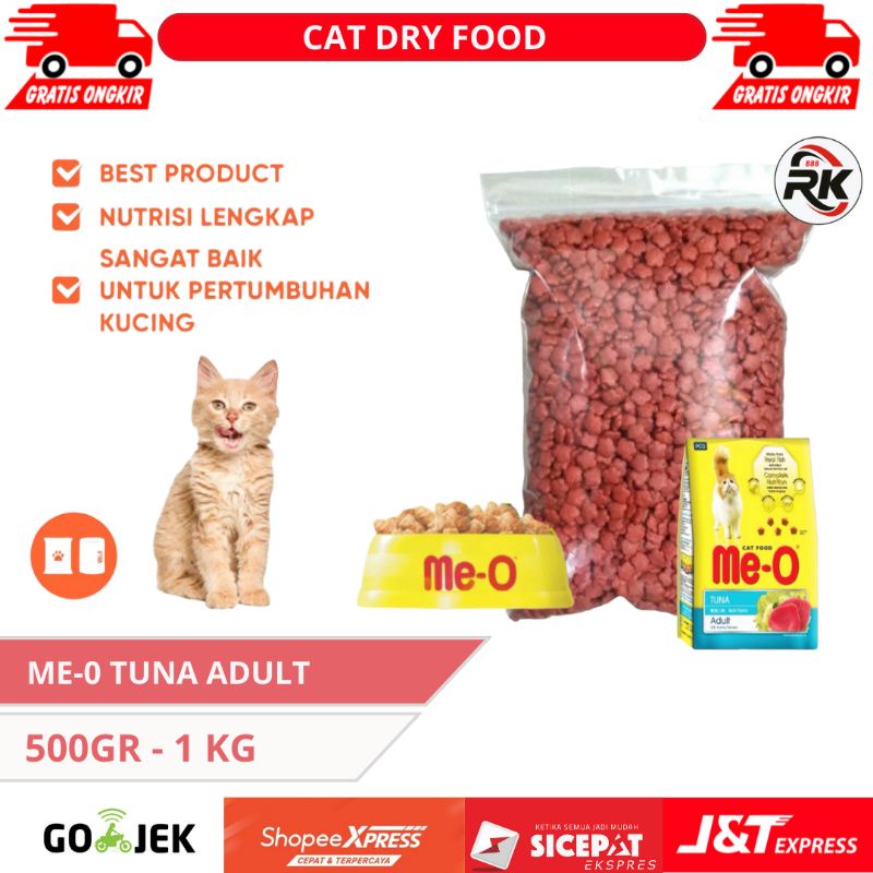 Jual Me O Tuna Adult Repack Gr Kg Makanan Kucing Dewasa Shopee