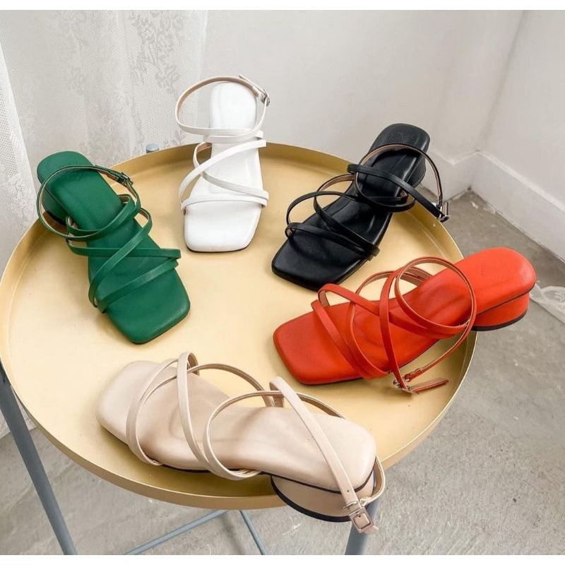 ABBUSHOES Ri 15 sendal tali hak telor marly 5cm