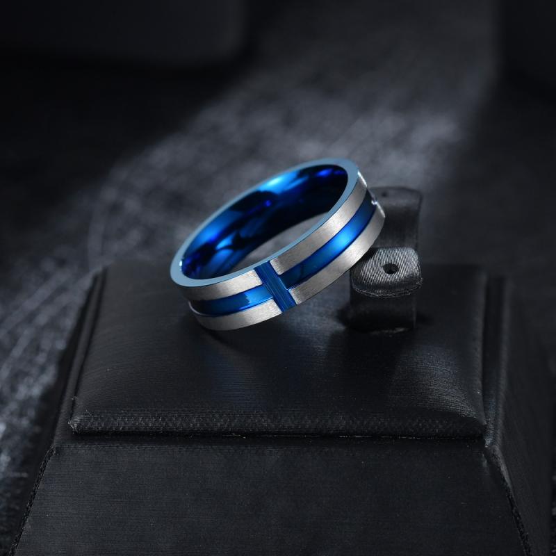 Cincin Bahan Stainless Steel Gaya Vintage Casual Untuk Pria Muslim