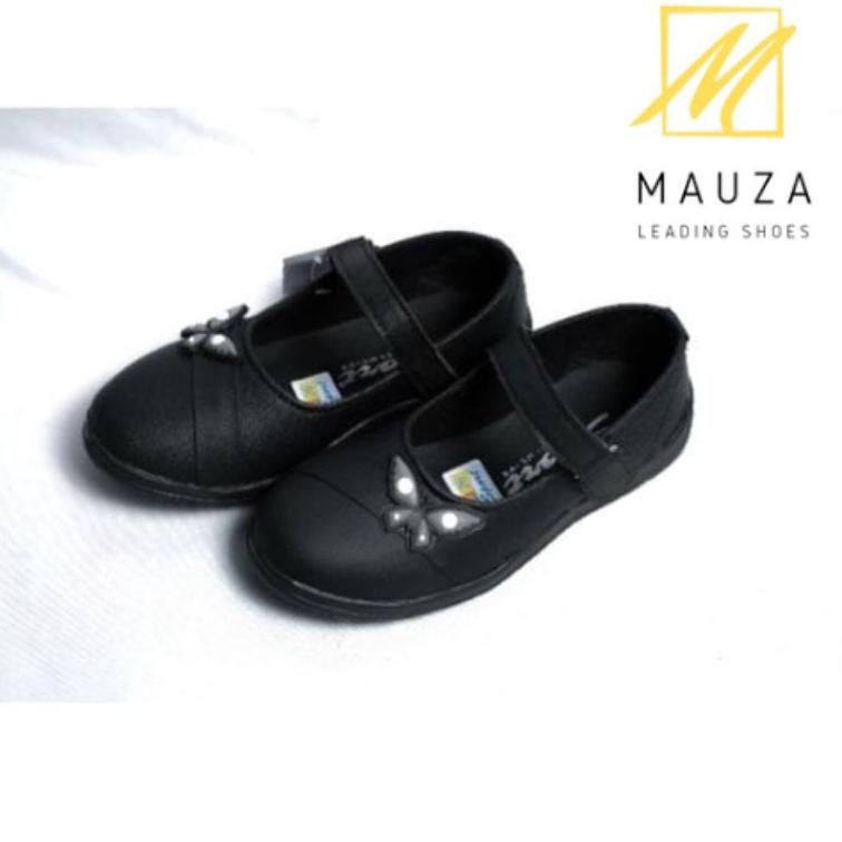 "TMT.18Oc22a" sepatu  Anak perempuan Sepatu sekolah sepatu Full black pantofel  sepatu anak PAUD TK 