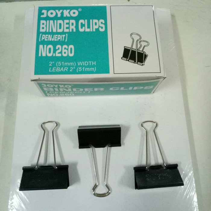 

murah Binder Clip No. 260 - Klip Kertas / Paper Clip