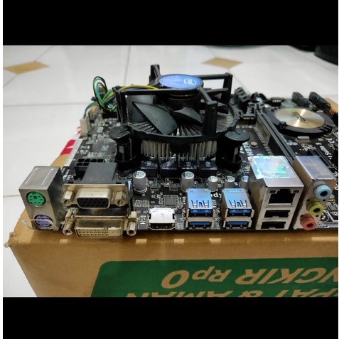 Paket Motheboard Asus H97M - E Ddr3, Processor Intel G3250