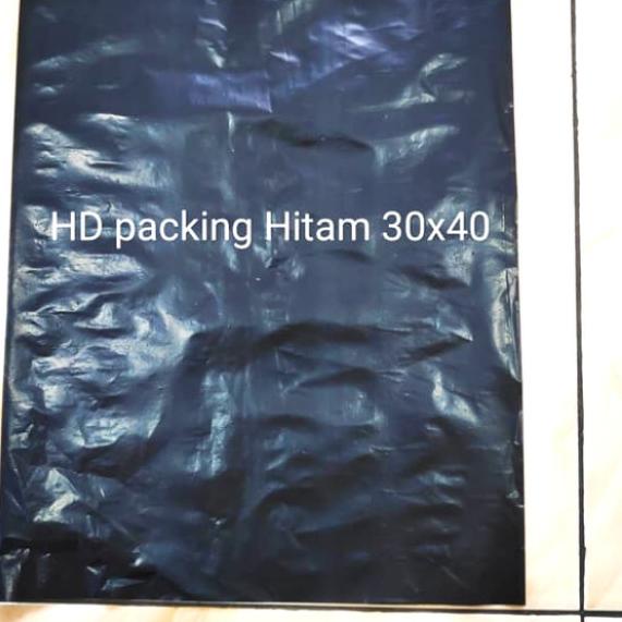

HD packing uk 30x40 hitam kantong hitam plastik packing trash bag