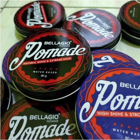 ^ KYRA ^ Bellagio Pomade Homme Water Based Styling Clay Dynamic Hold Belagio Styling Minyak Rambut