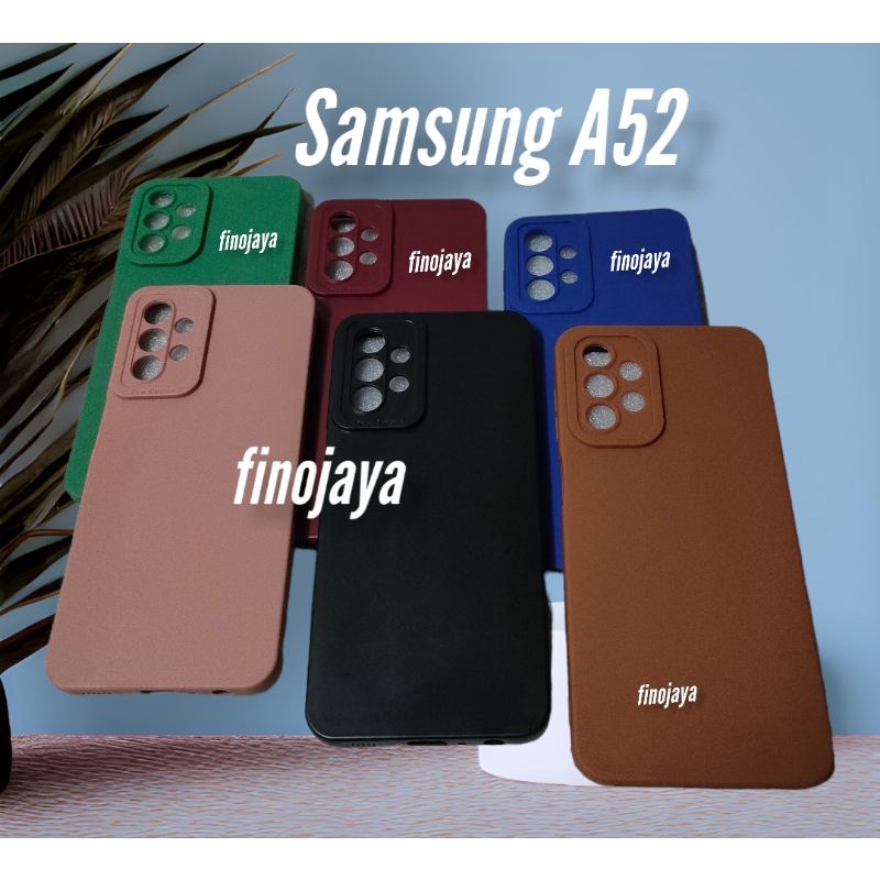 Case Macaron Samsung A52 4G A52 5G Silikon Casing Selicon Softcase Pelindung Pro Camera