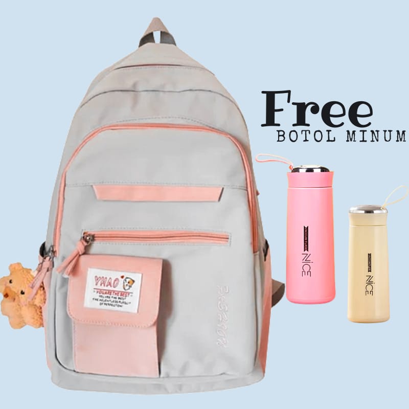 TM30-Backpack Anak- Schoolgirl Korean Version Harajuku Ulzzang High School Student Campus Backpack Ransel