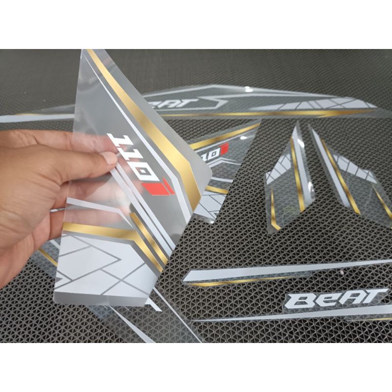 STRIPING STICKER BEAT FI 2013-2014 TRANSPARAN LIST SIMPLE