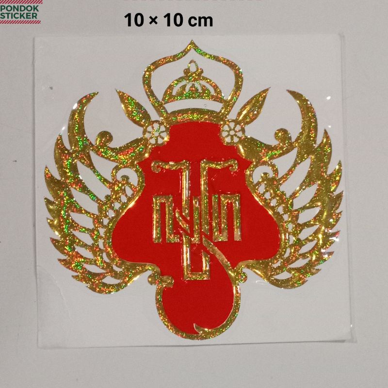 Sticker emblem timbul logo Jogja kraton keraton Yogyakarta