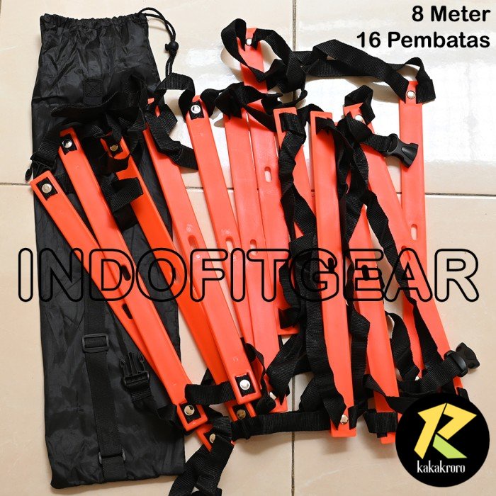8 METER AGILITY LADDER - SPEED LADDER - TANGGA KETANGKASAN KELINCAHAN