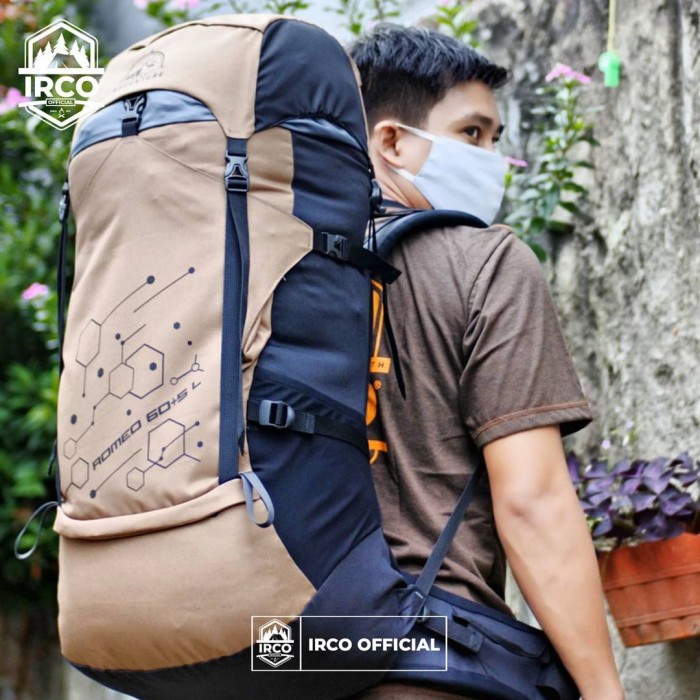 TAS KERIL SERI ROMEO CARRIER GUNUNG 60+5 LITER IRCO ORIGINAL