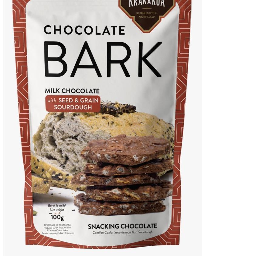 

COD✔️Krakakoa Chocolate Bark, Milk Chocolate with Seed & Grain|KD8