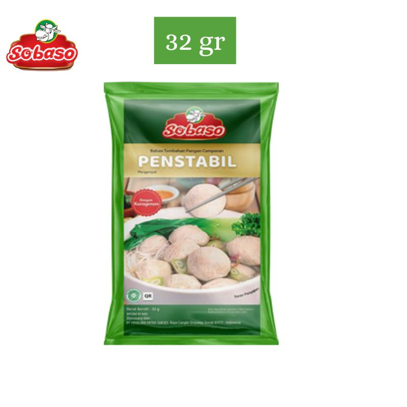 (1 Pack) Pengenyal / Penstabil Bakso Sobaso 32gr