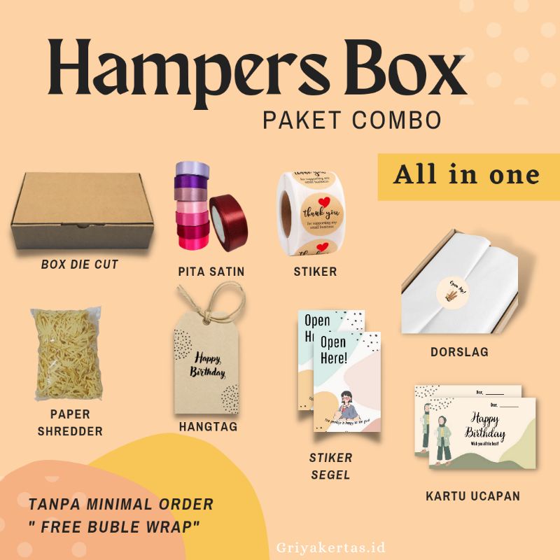 Jual Paket Hampers box Hampers paket lengkap packaging paket