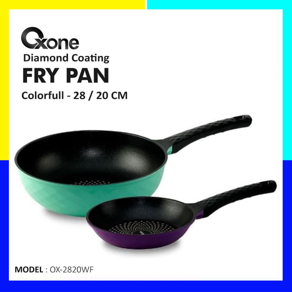 Fry Pan Set 2Pcs Oxone OX-2820WF - Diamond Coating