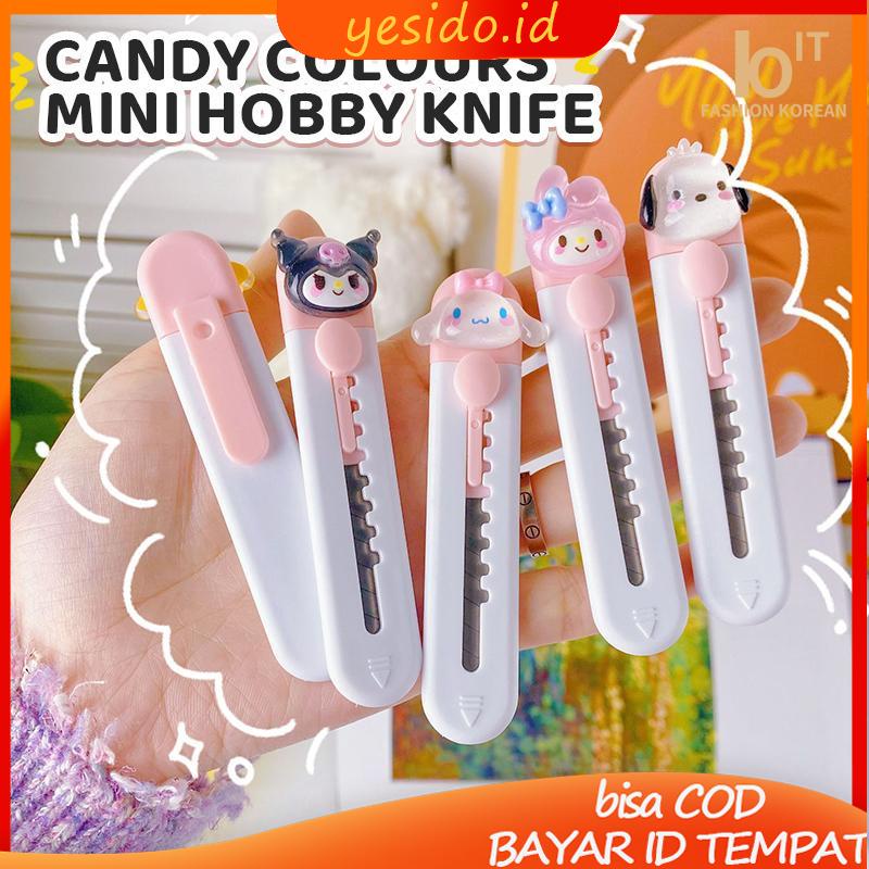 

[COD✨Ready stock]Cutter Mini PortablePaper Cutter Express Opening Box Cutter Cartoon-YES