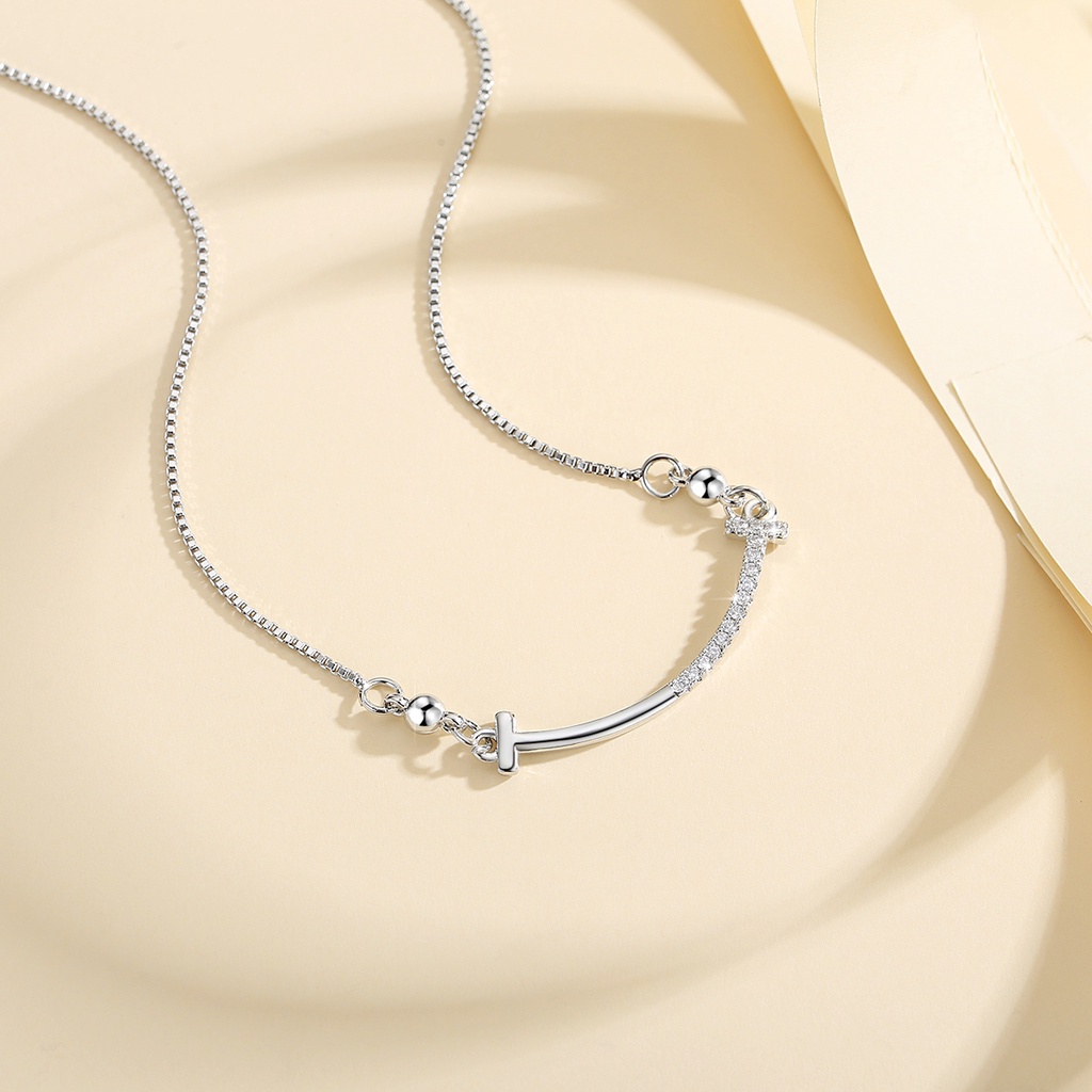 Y797 [COD✔] Kalung Korea Wanita Titanium Anti Karat Rantai Klavikula Stainless Steel Fashion Aksesoris