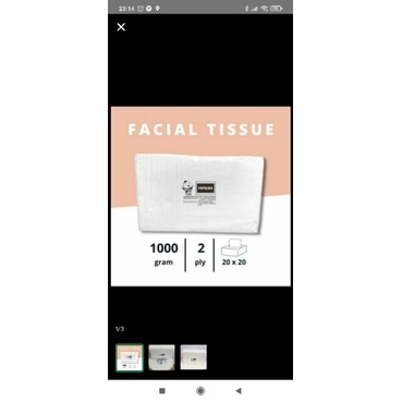 popolulu facial tissue 1kg