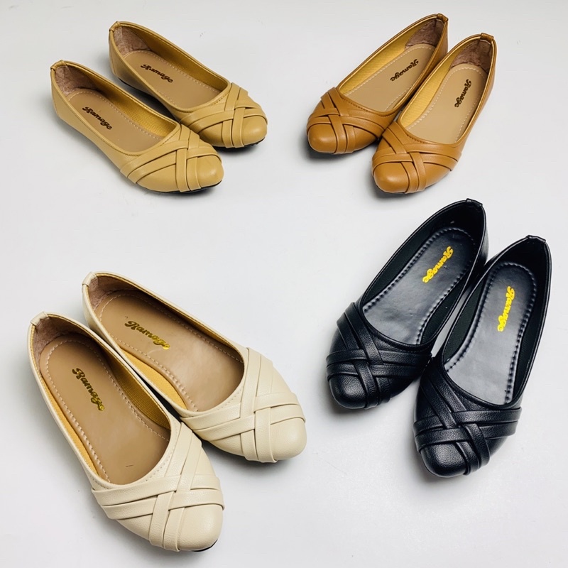 ORIGINAL !!! RAMAGE FLAT SHOES WANITA HS-08