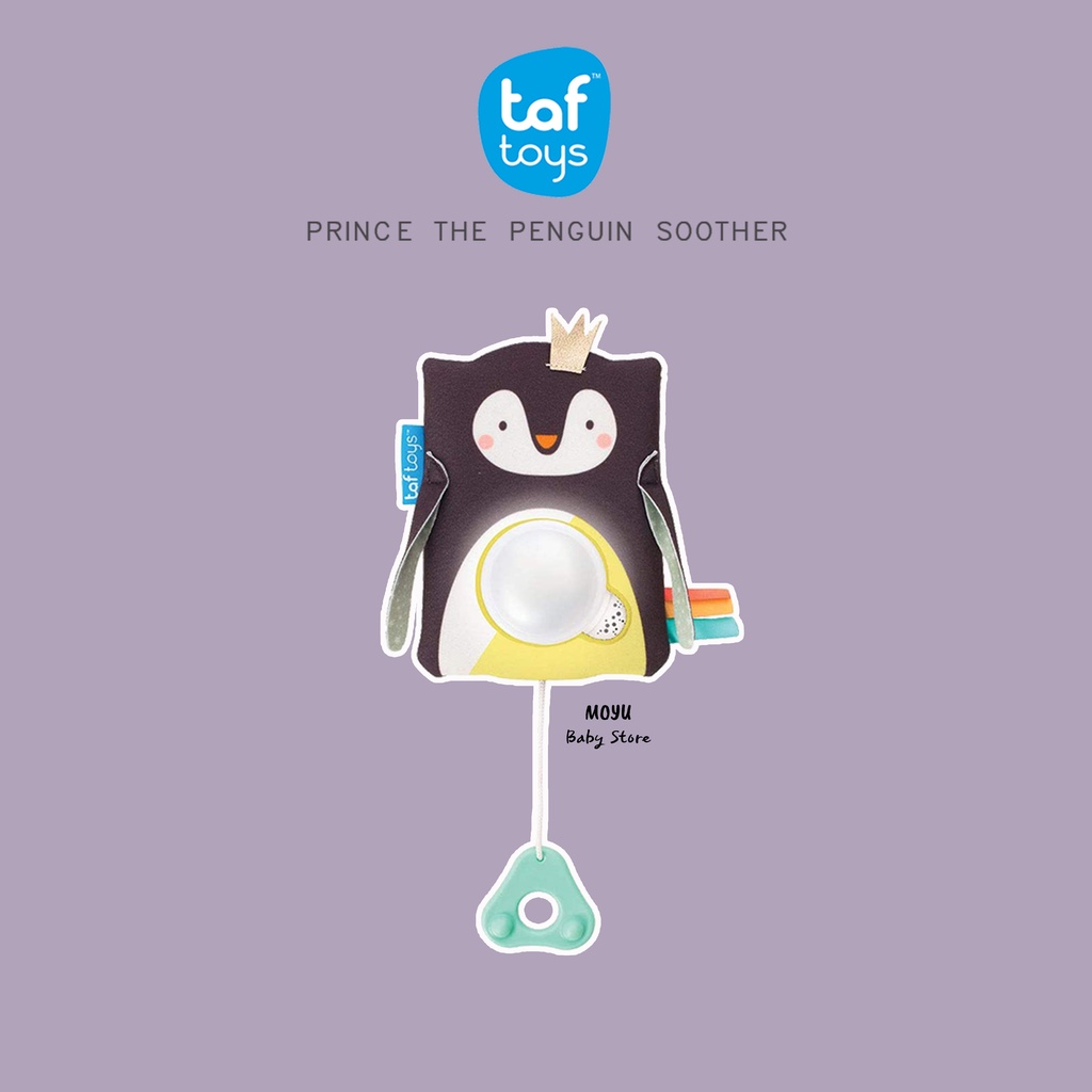 TafToys Prince The Penguin Baby Soother - mainan bayi