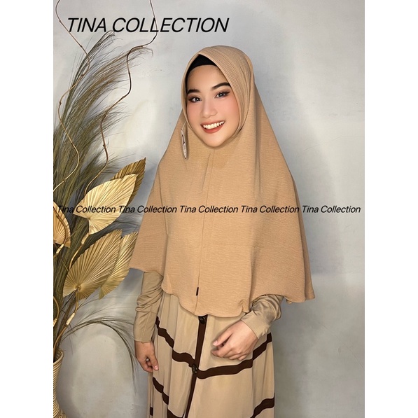 HIJAB PED SIMPEL CRINKLE KERUDUNG OVAL BERGO PED SIMPLE