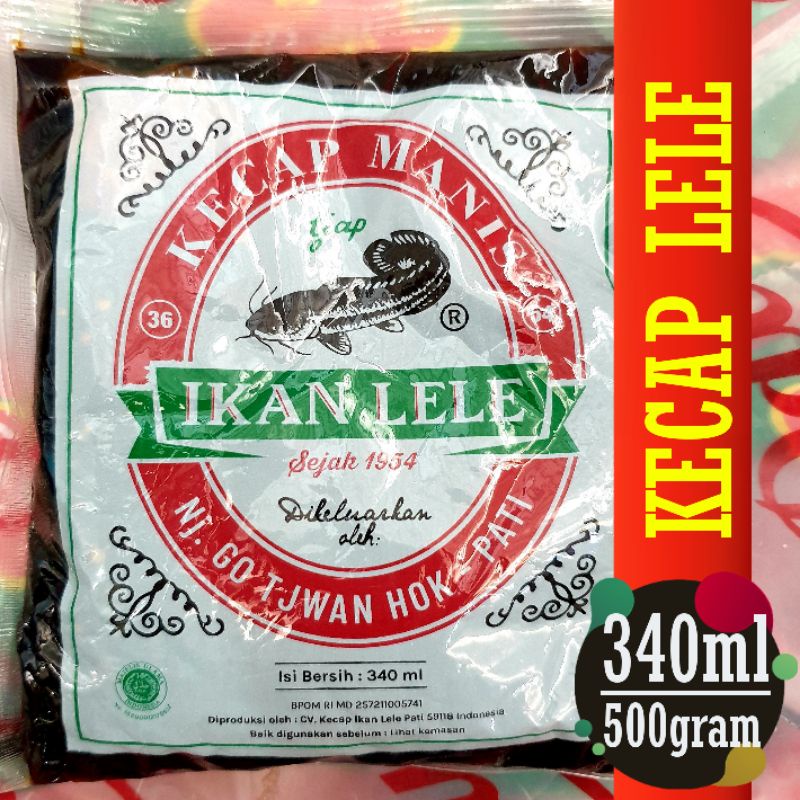 

Kecap LELE 340ml Manis Cap Ikan Lele 340 ml manis khas Pati