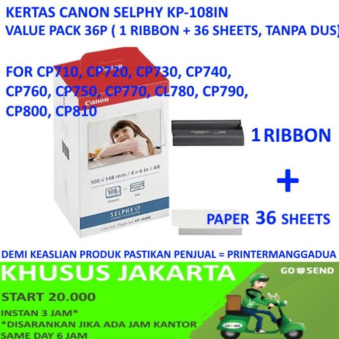 

SALE CANON RP-108 KERTAS FOTO SELPHY RP108 ORIGINAL