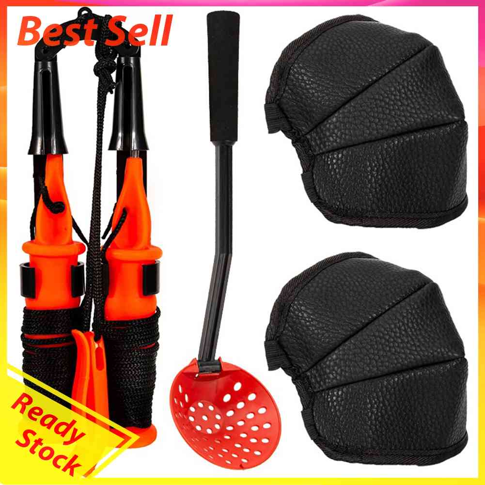 Ice Fishing Pick Chisel Portable Spike Life-Saving Hiking Survival Tools Set