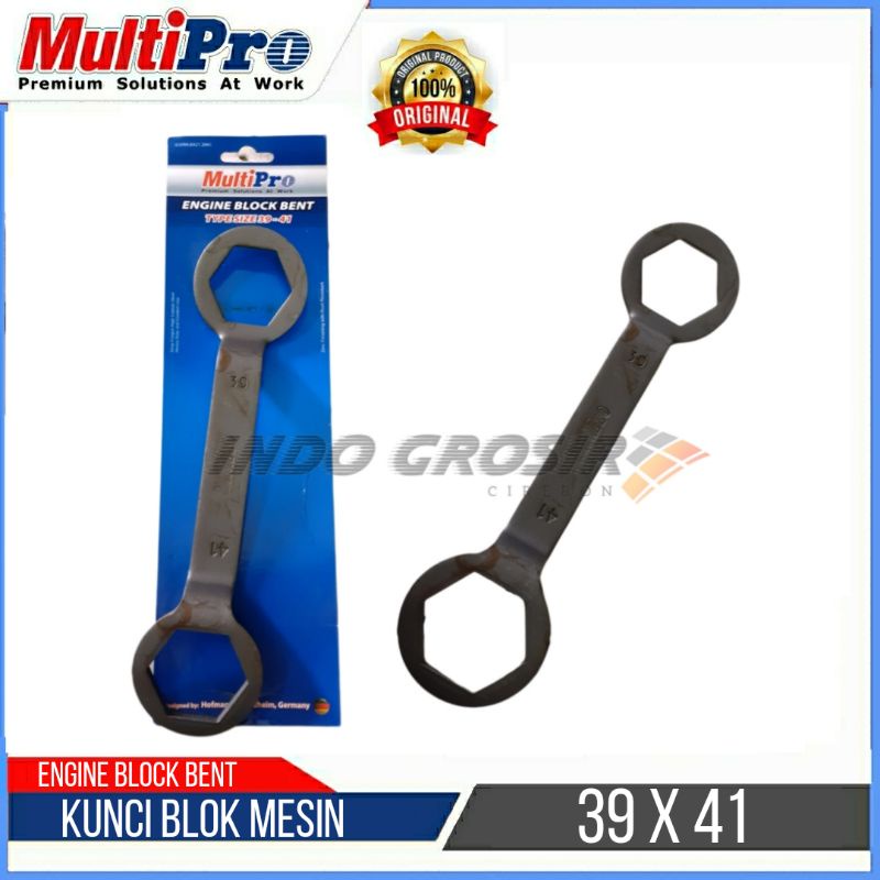 Multipro Kunci Blok Mesin 39X41 Kopling CVT Motor Matic Engine Block Bent