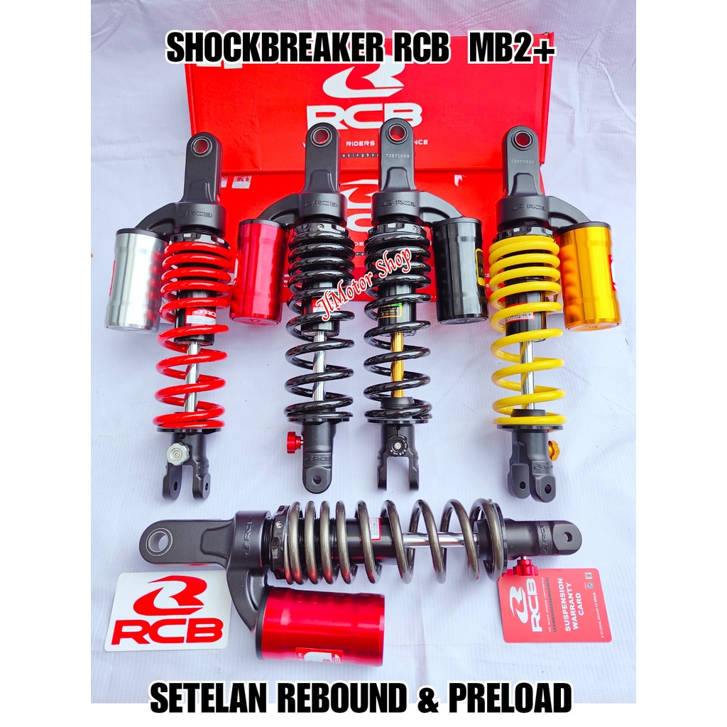 SHOCKBREAKER SHOCK TABUNG RCB MB2 MB2+ MB 2 PLUS BEAT SCOOPY MIO M3 FINO GENIO VARIO 110 VARIO 125 150 XEON MIO J FREEGO NEXT SPIN FAZZIO MB2 305 330 MM