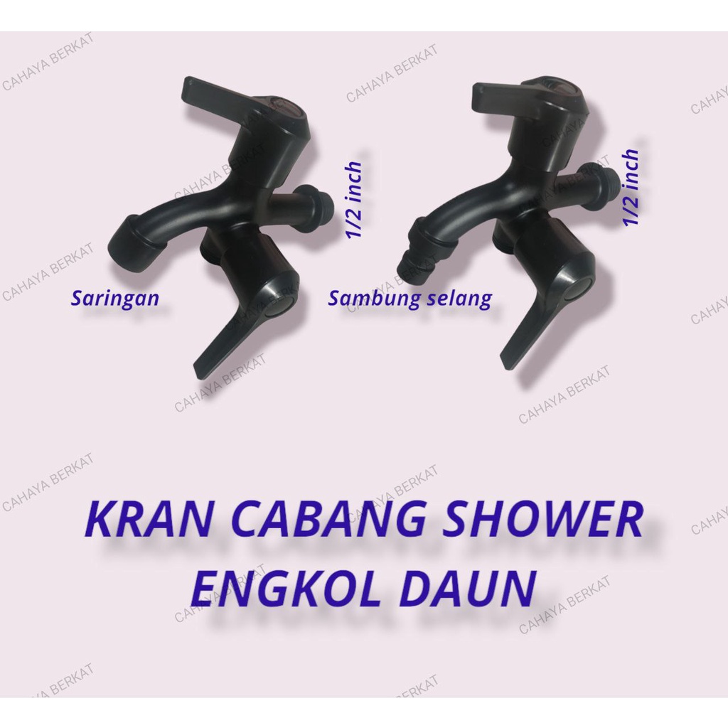 kran cabang black / hitam