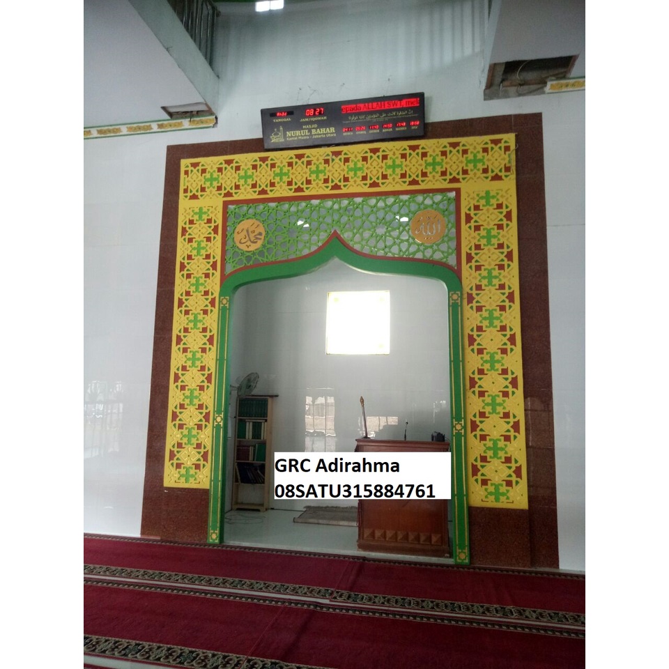 GRC Krawangan Mihrab Masjid