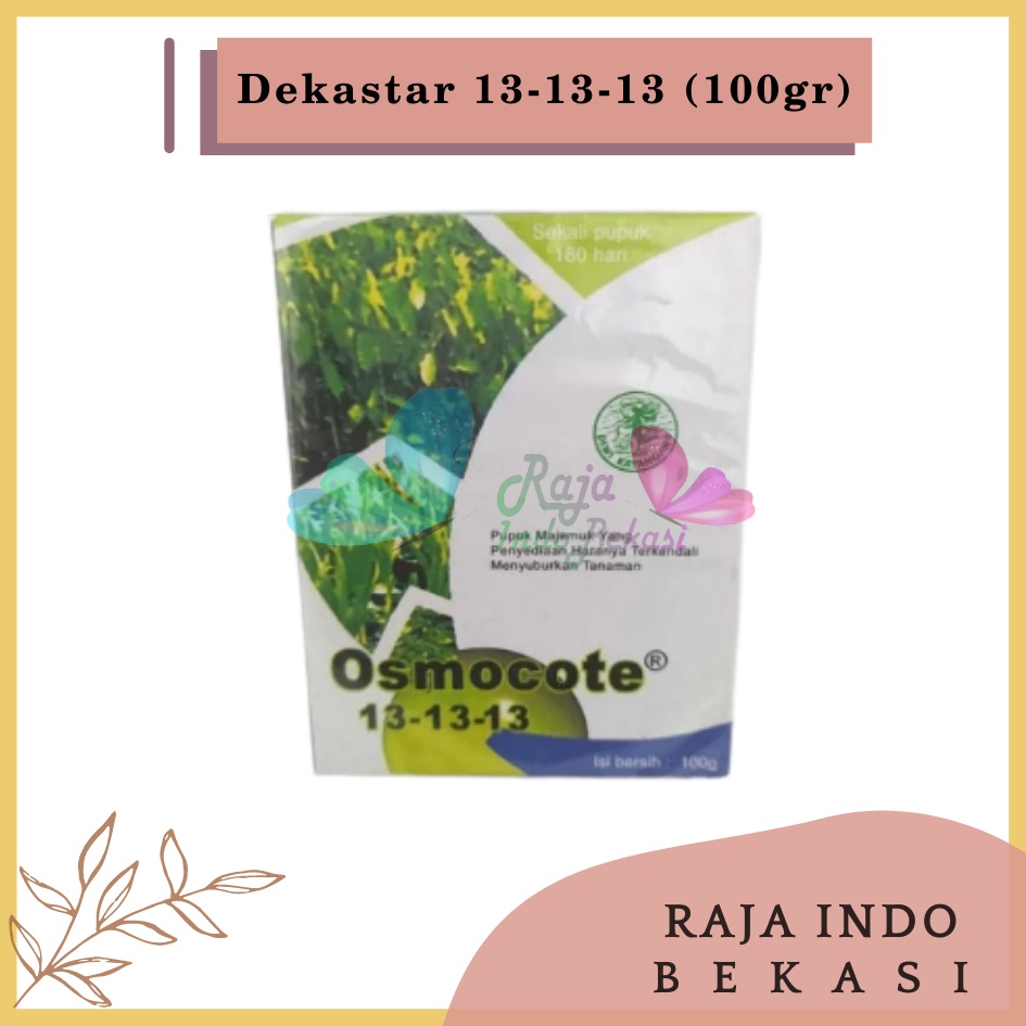 Pupuk Osmocote Dekastar 17 11 10 + TE Daun 13 13 13 + TE Seimbang 6 13 25 + TE Bunga Buah 100 Gram Kemasan Pabrik