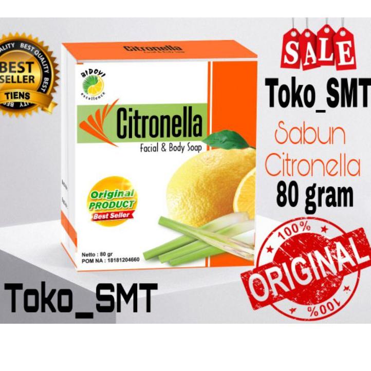 Harga Miring--Sabun Citronella 80 gram Sabun Bidoyi Citronella Original