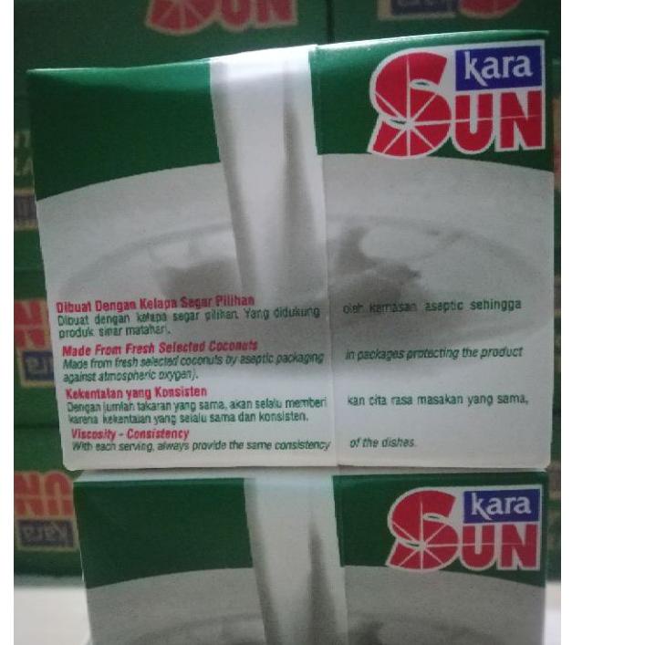 

COD✔️Sun Kara 200 ml PAKET isi 4 pcs Santan instan siap pakai|SQ3