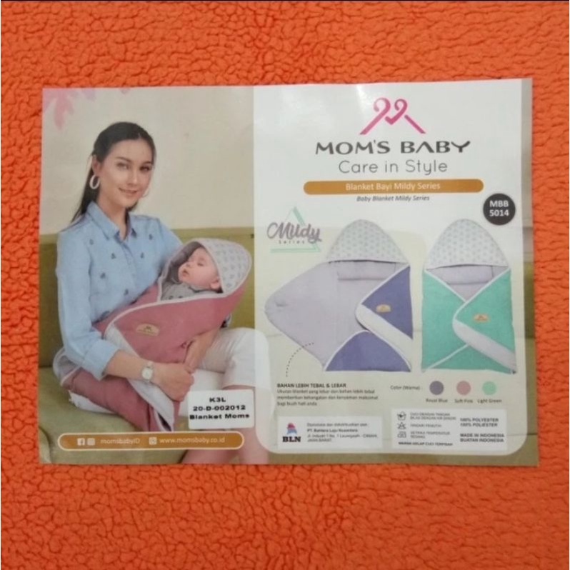 Baby blanket mildy series Moms Baby MBB5014 HIJAU