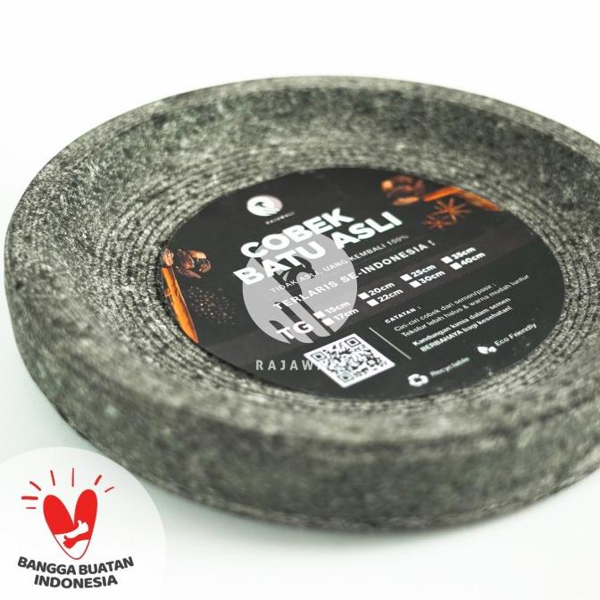 BAYAR DITEMPAT Cobek Batu 25 cm /PERALATAN MASAK SET/PANCI PRESTO/PANCI SET/WAJAN ANTI LENGKET