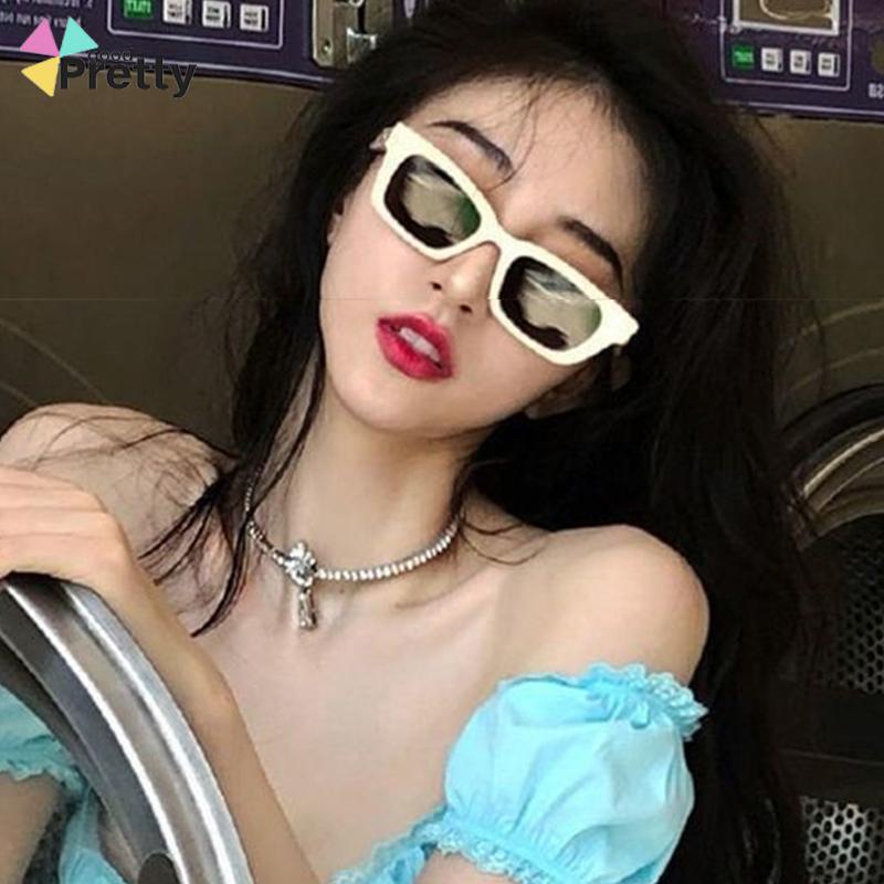 Korea Fashion Kacamata hitam Wanita Anti UV Frame Kacamata Dewasa Unisex - PD