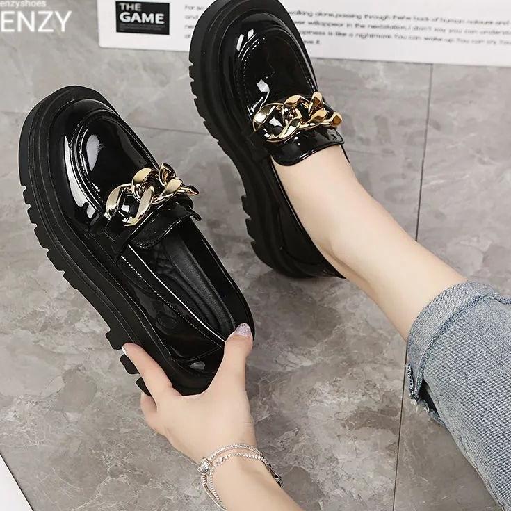 ⇮ Zenzy Yeonie Shoes Korea Designed - Sepatu Platform Comfy 𝕲