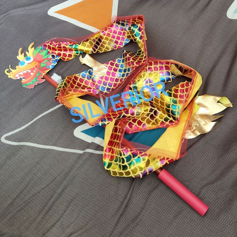 Tongkat Tali Pita Putar Twirling Seni Tarian Naga Dragon Dance Pangelaran Menari