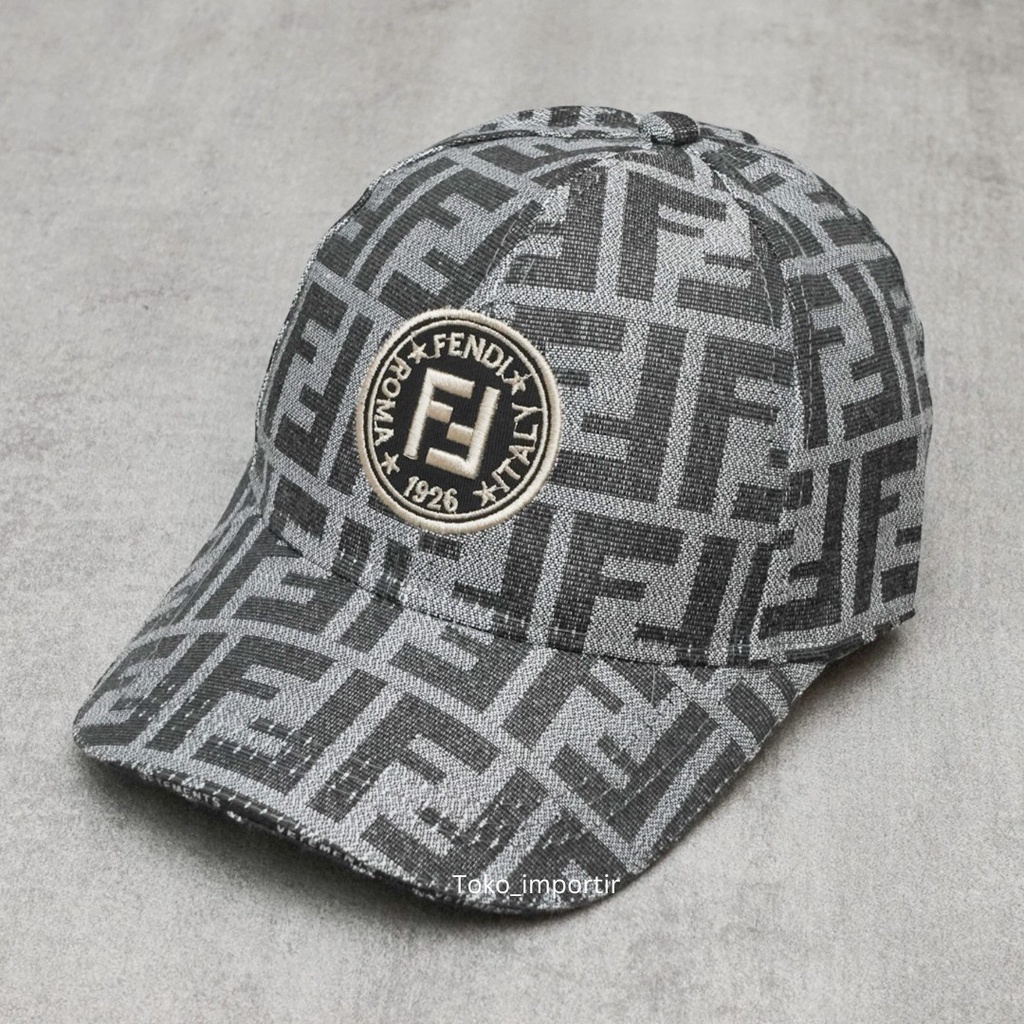 topi baseball pria Fendi trucker import mirror