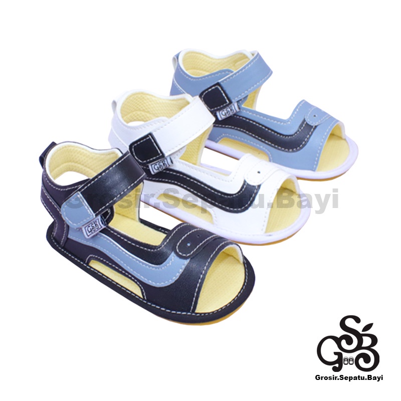 sepatu bayi sandal bayi sendal bayi laki laki perempuan prewalker bayi  umur 2 - 12 bulan model casual S07 polos ringan  fleksibel &amp; Anti Slip