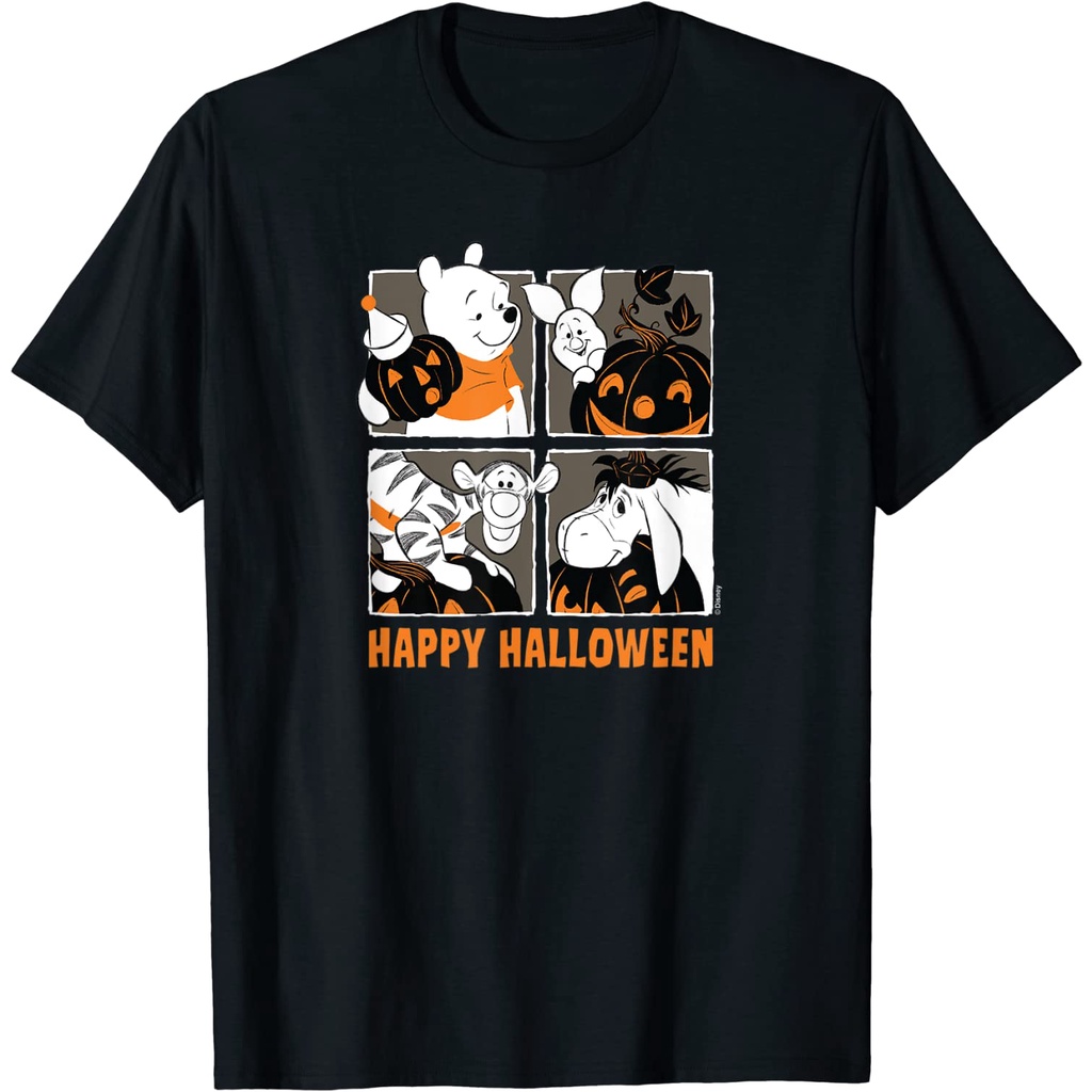 Kaos Anak Winnie the Pooh - Happy Halloween Grid T-Shirt