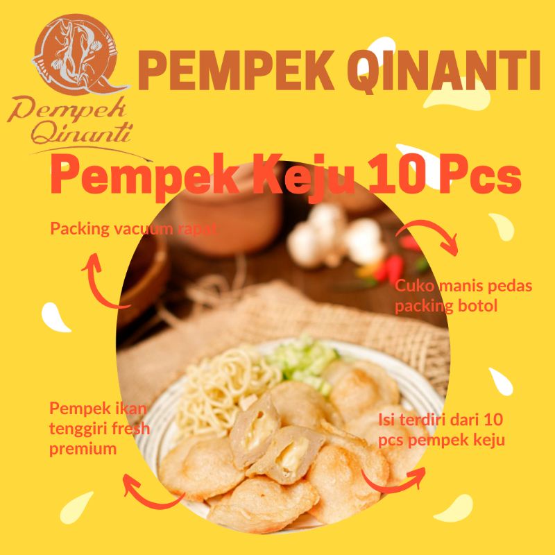 

PEMPEK KEJU PEMPEK QINANTI isi 10