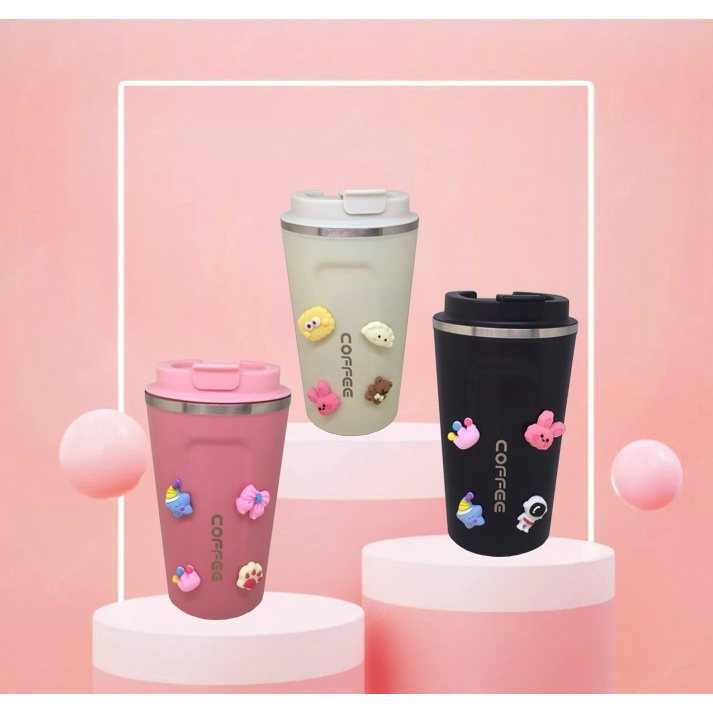 TERMOS MOBIL TRAVEL MUG TERMOS KOPI GELAS AIR MINUM Tahan panas Termos coffee kopi 500 ML